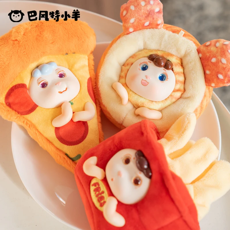 

New Bafengte Little Sheep Surprise Blind Box Display Fridge With Plush Toys Trendy Figurines Educational Children'S Playset Gift