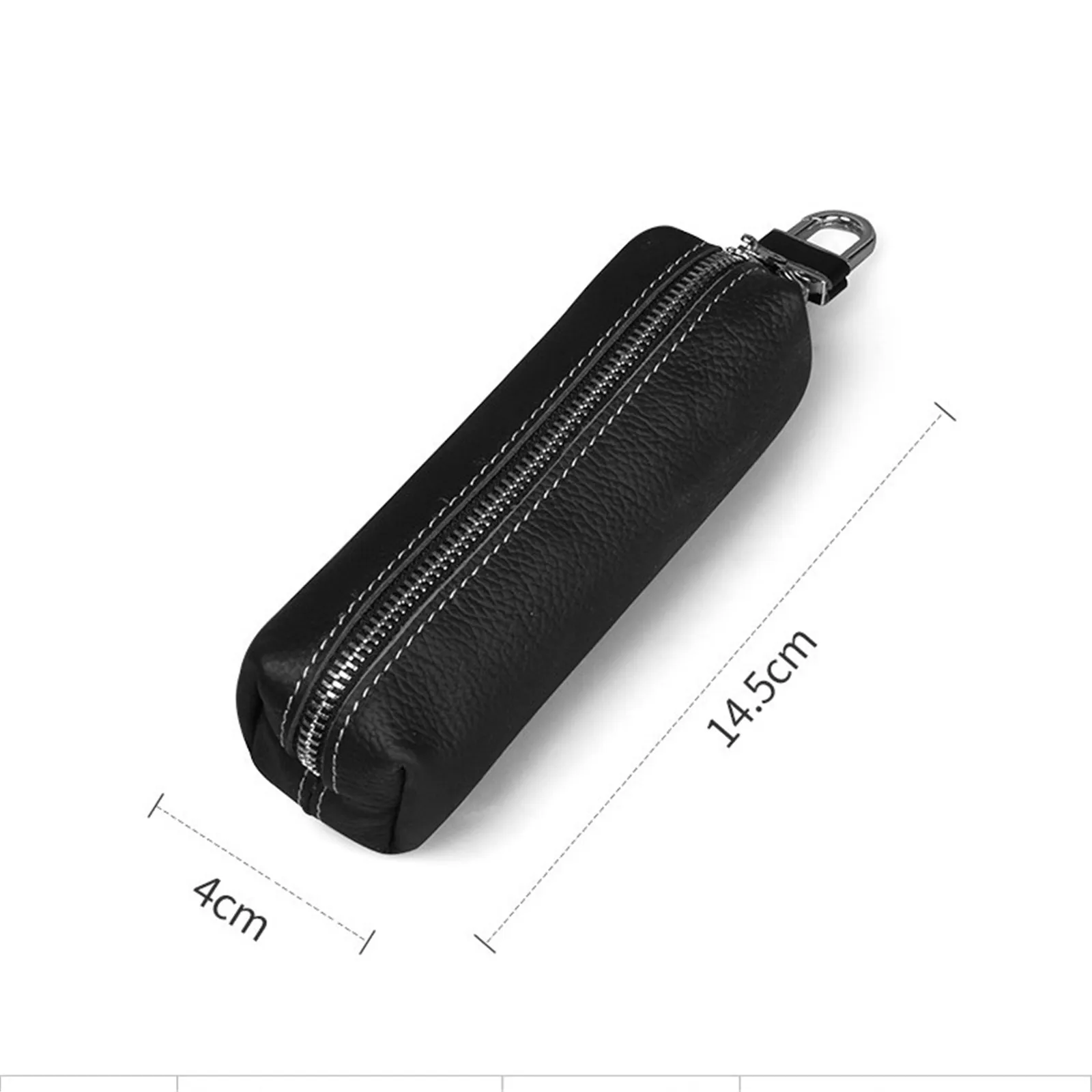 Genuine Cow Leather Men Women Key Bag Small Business Kay Case Women Housekeepers Wholesale Purse Keychain Keychain Wallet