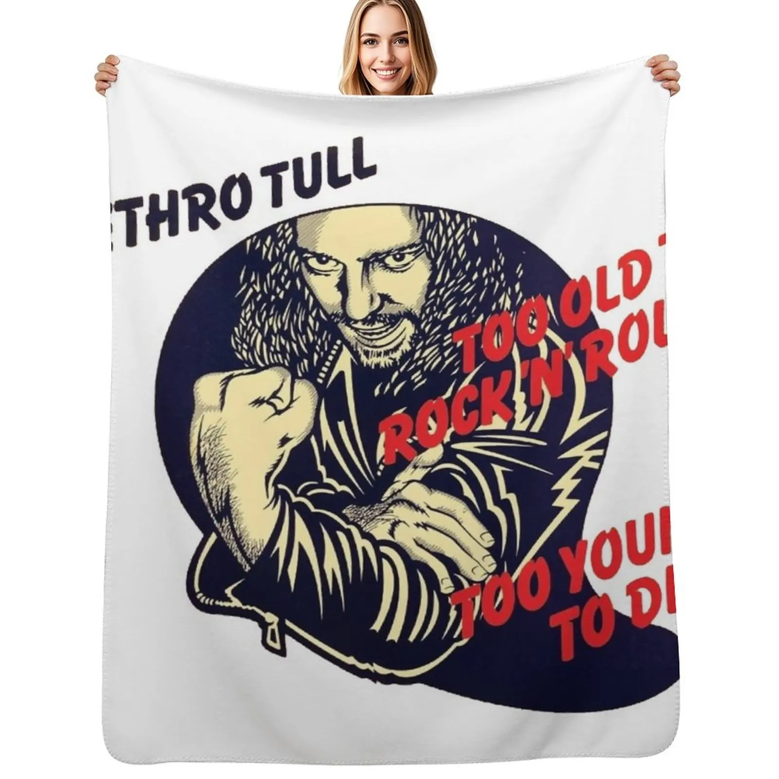 RolowayJethro Tull, Jethro Tull Jethro Tull, Throw Blanket Flannels for winter Sofa Thins blankets and throws Loose Blankets