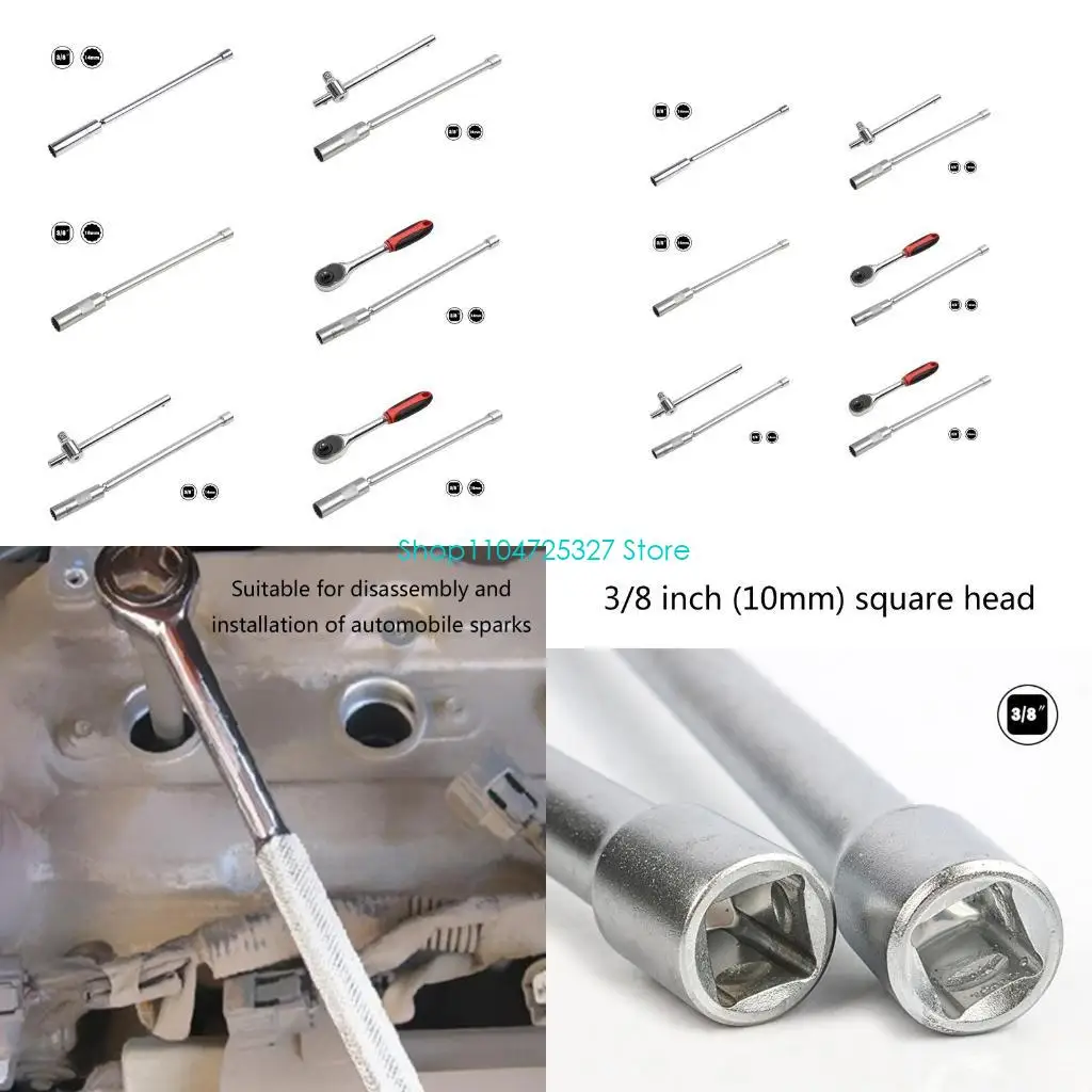 

D8KF Магнитный набор универсальных удлинителей для свечей зажигания 14/16 мм, инструмент для ручного ремонта