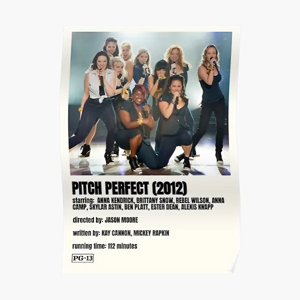 Pitch Perfect Movie  Poster Art Print Decoration Mural Home Decor Funny Modern Picture Wall Painting Room Vintage No Frame