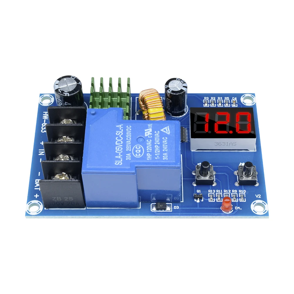 XH-M604 Battery Charger Control Module DC 6-60V Storage Lithium Battery Charging Control Switch Protection Board