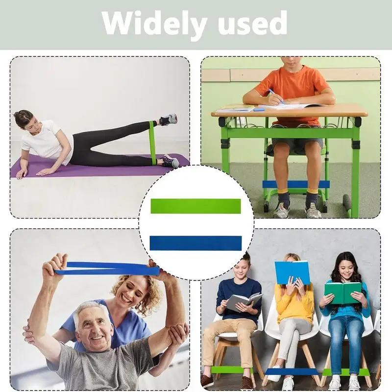 Stretch Bands For Exercise Gym Exercise Workout Equipment Bands Soft Adults Workout Training Accessories For Pilates Rehab Home