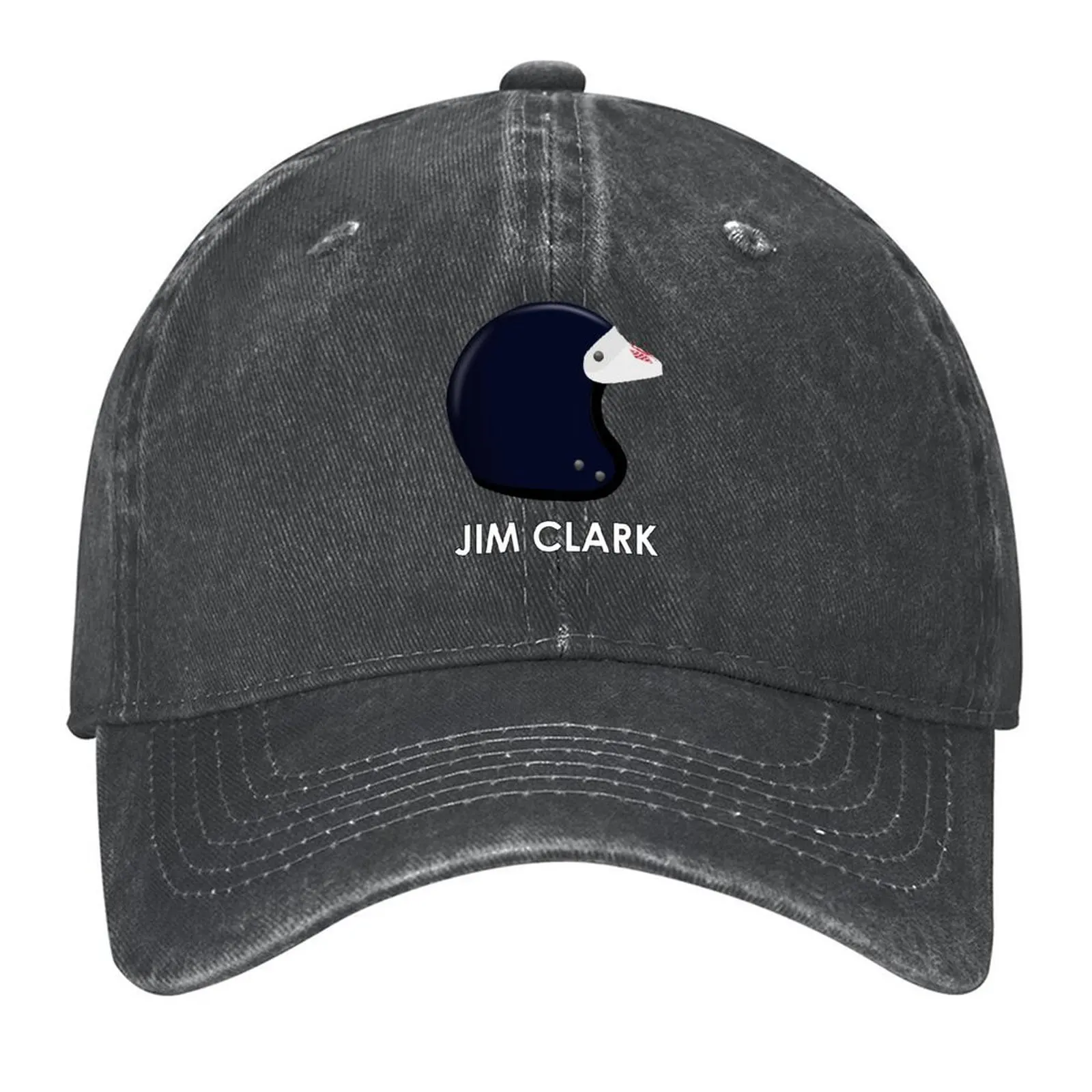 

Jim Clark - Helmet & Name Baseball Cap Trucker Hat Christmas Hat Ball Cap derby hat Woman Hats Men's