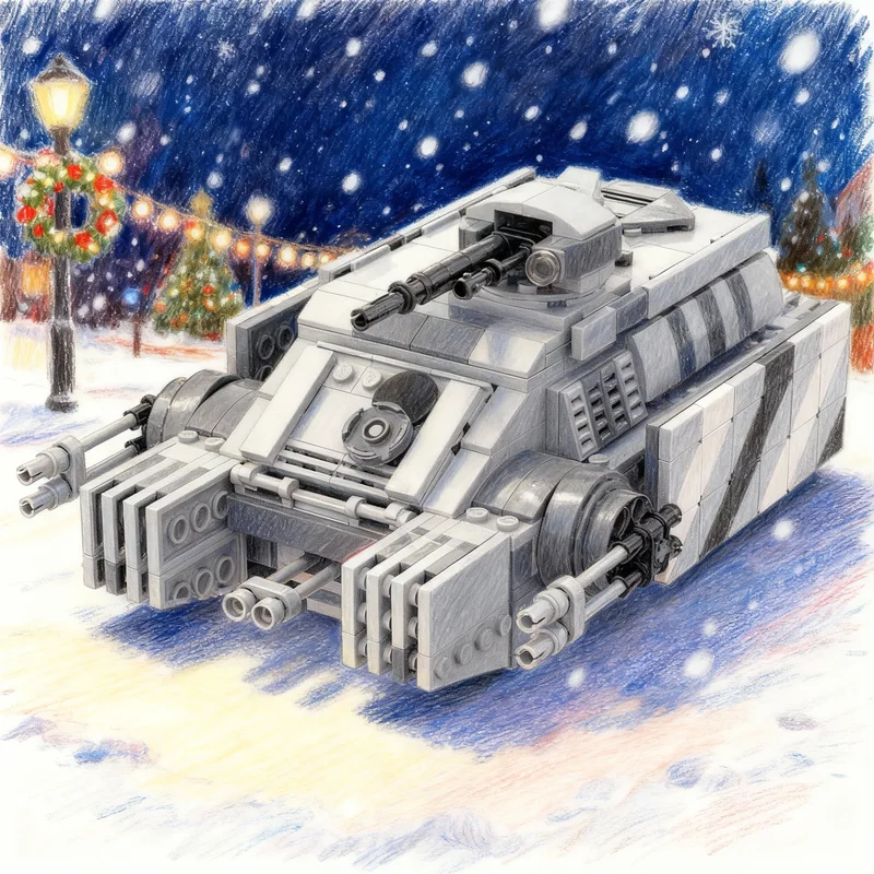 

Набор строительных блоков MOC Star Battle TX GAVh Intimidator, 585 деталей, архитектурная модель, рождественский подарок, креативная идея, развивающая игрушка, конструктор