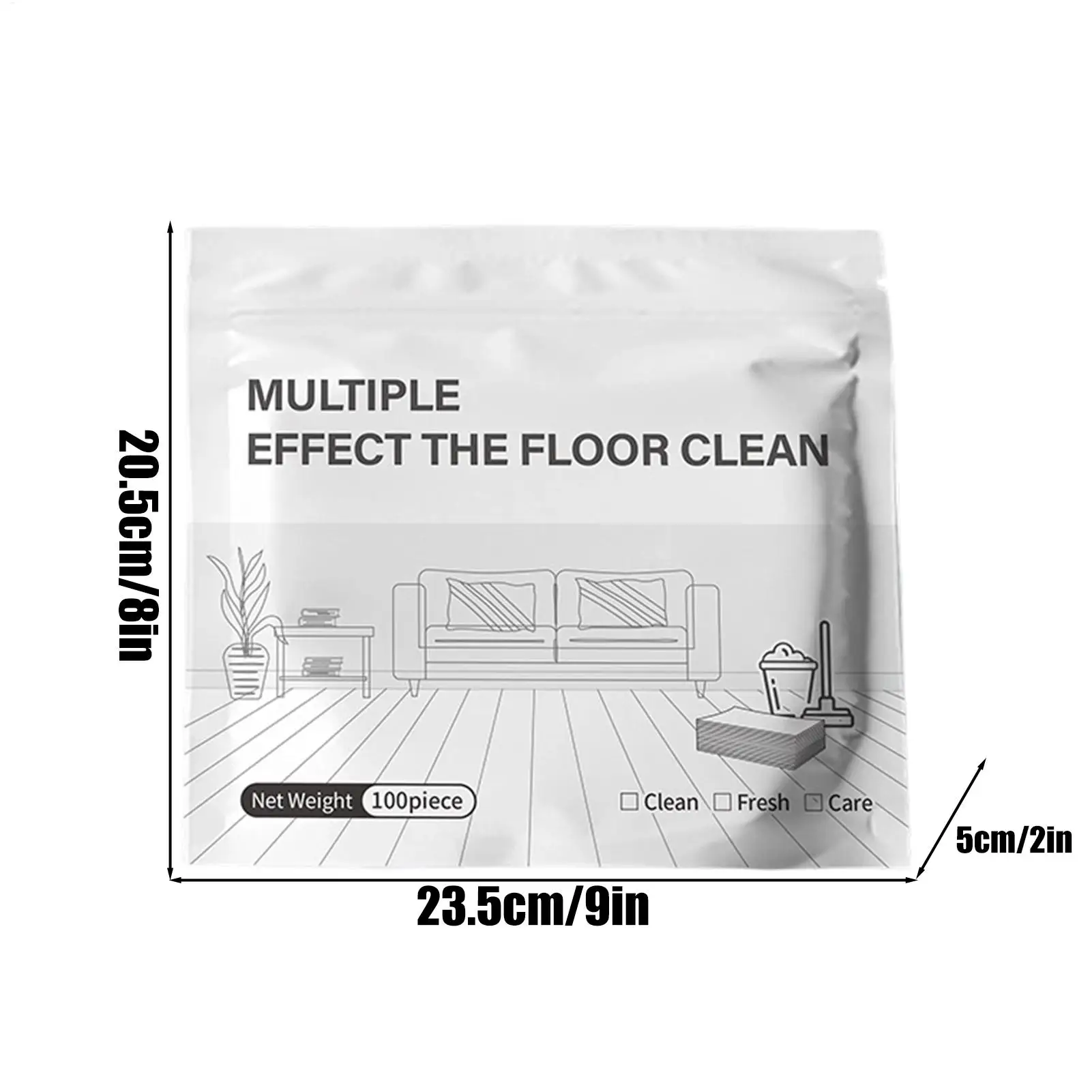 Floor Cleaning Tablets 100-Count Powerful Scented Tablets Hardwood Floor Cleaner Mop Solution for Hardwood Tile Wood Home view 6