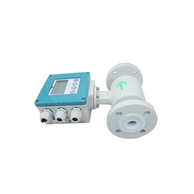 Pure water flowmeter integrated LCD display turbine flow meter