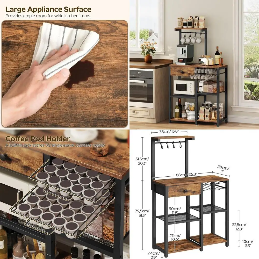 Bakers Rack With St…