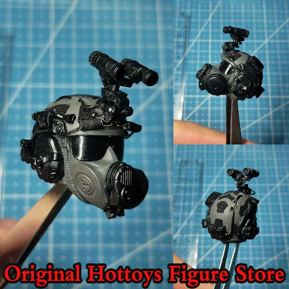

In Stock 1/12 Scale Male Soldier Head Sculpture Special Forces Night Vision Head Carving For 6-inches Action Figure Model Doll
