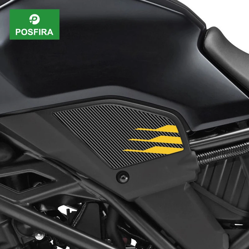 

POSFIRA Motorcycle Tank Panel Sticker Vinyl Decal for Honda CB300R CB 300 R 300R 2024 2023 2022 2021 2020 2019 2018 Accessories