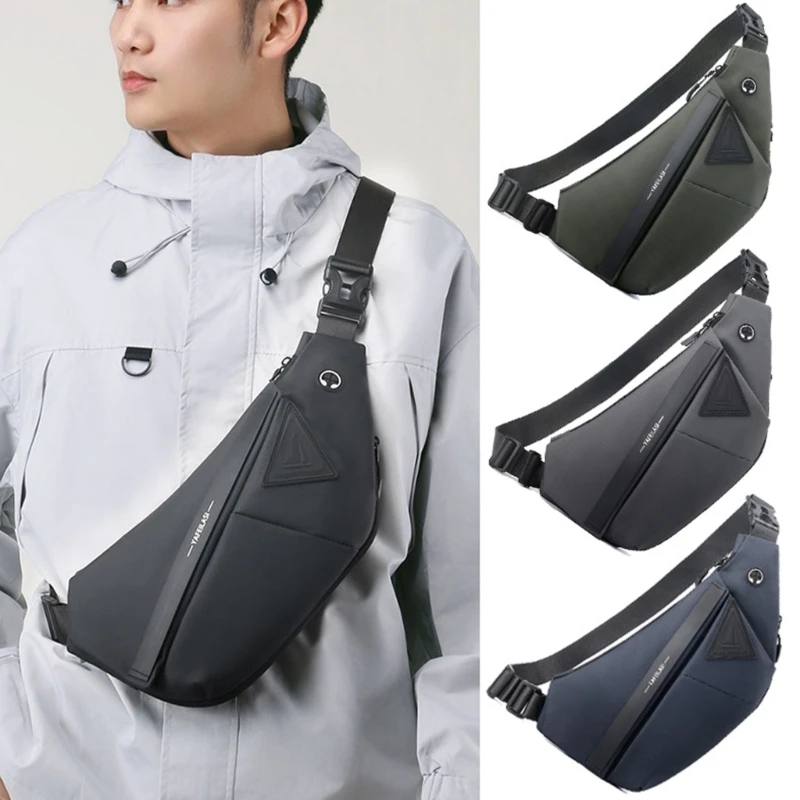 Tas Selempang Fashion Tas Dada Anti Percikan Tas Travel Ride Belt untuk Pria