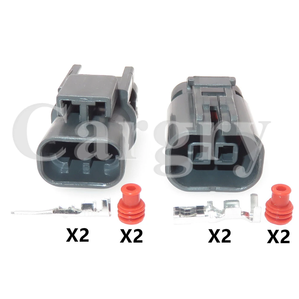 1 Set 2P 7223-1824-40 7122-1824-40 Auto Modification Socket Parts AC Assembly Car Gasoline Pump Electric Cable Connector