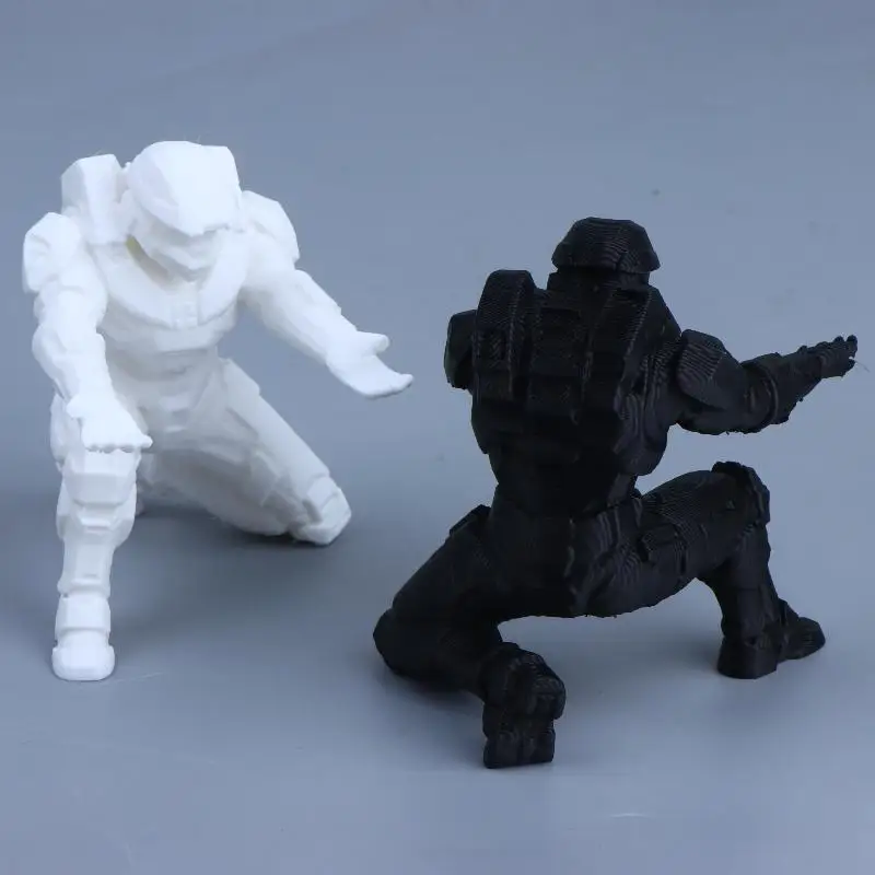 3D Printed Cool Tech Soldier Pen Stand Creative Desktop Stationery Storage Organizer for Home Office Decor