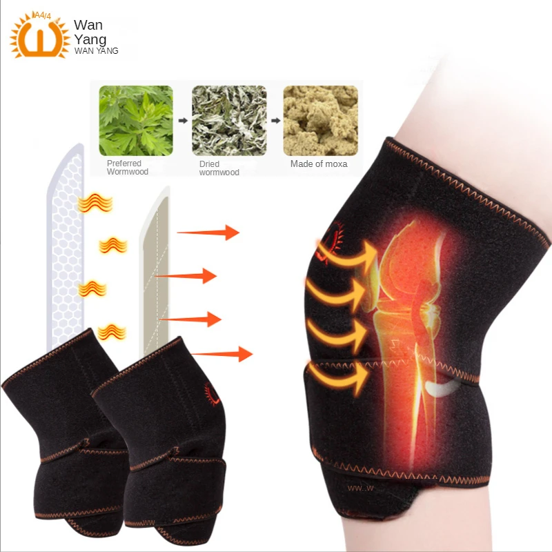 Electric Heating Knee Pads Electric Heating Warm Moxibustion Knee Pads Unisex Protection Belt Warm Palace Belt  Leg Massager