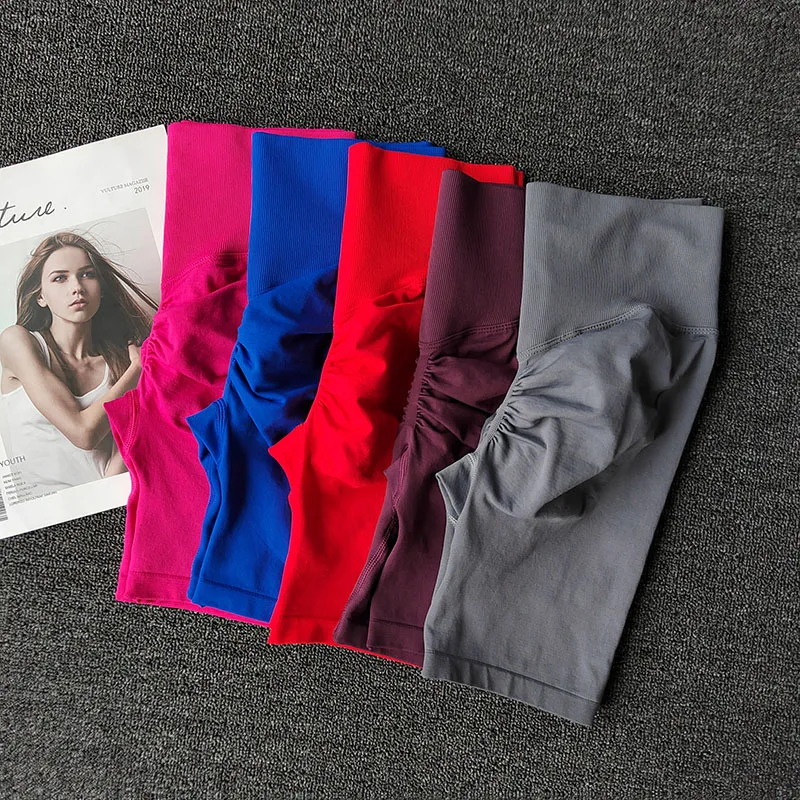 الصيف سلس اليوغا السراويل عالية الخصر تجريب السراويل النساء مثير الغنيمة البطن التحكم الصالة الرياضية طماق تنفس تشغيل السراويل