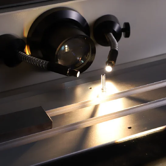 high precision erect image vertical optical comparator digital profile projector price