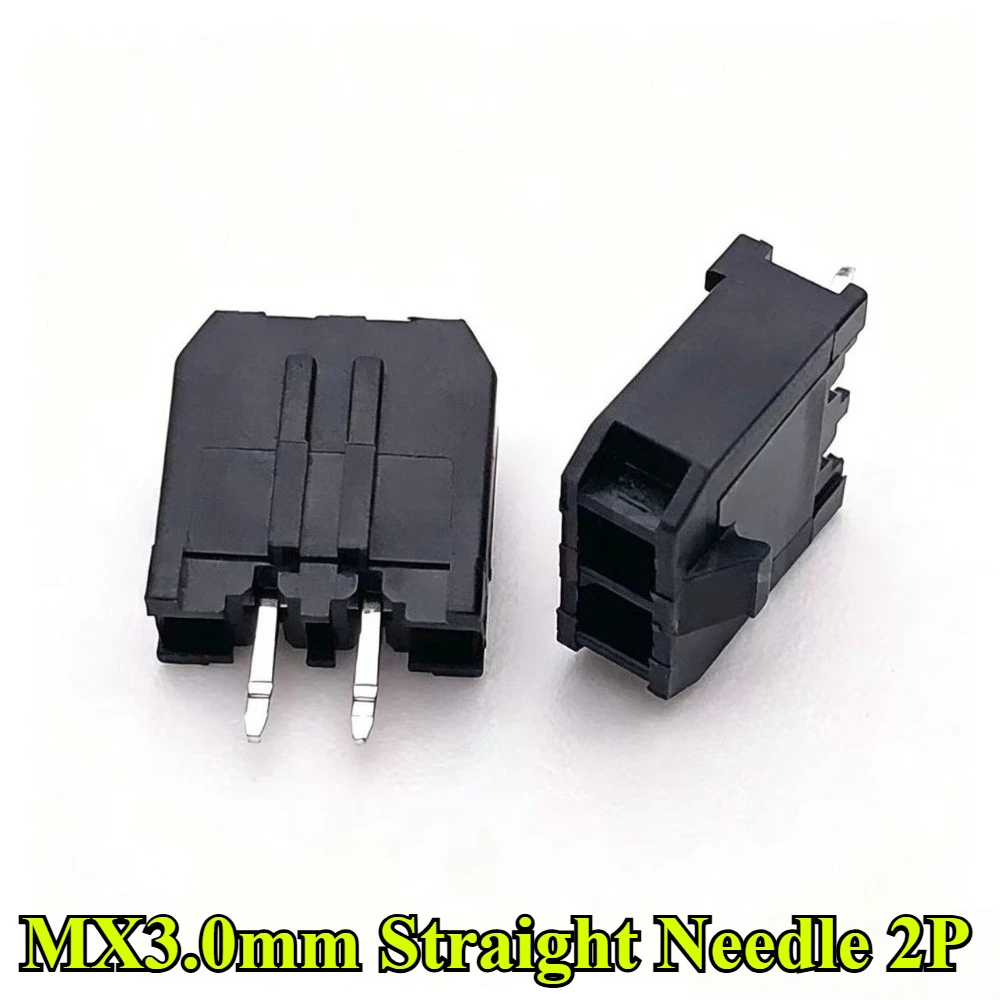 30/50Pcs MX3.0mm 5557 3.0mm Pitch Micro-Fit Connector Single Row Straight Needle Curved Needle 2P/3P/4P/5P/6P Pin Header Socket