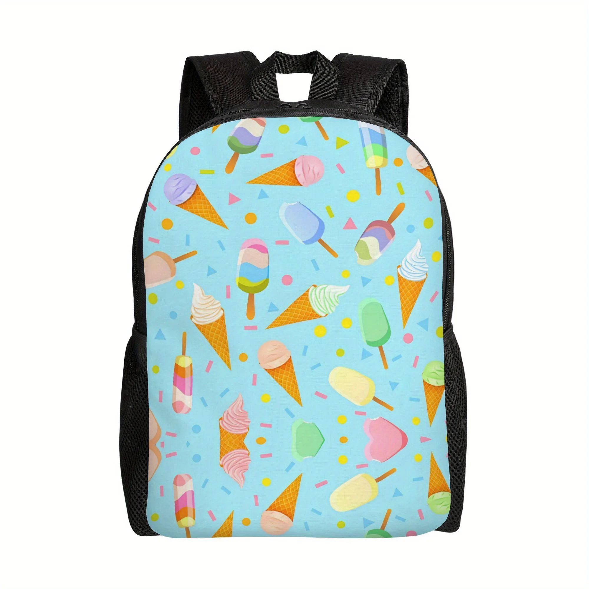 1pc Ice Cream Backpacks, College School Bag, Gift for Men Lightweight College Bookbag for Men, Halloween Outfits