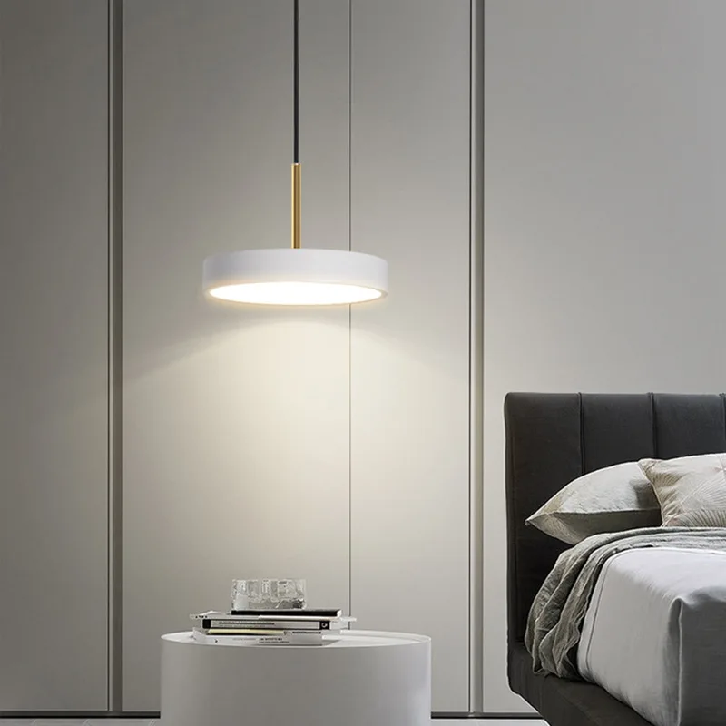 Modern LED Pendant Light Study Disc 23/30cm Indoor Decor Hanging Lamp For Bedroom Living Room Aisle Office Led Lighting Fixture