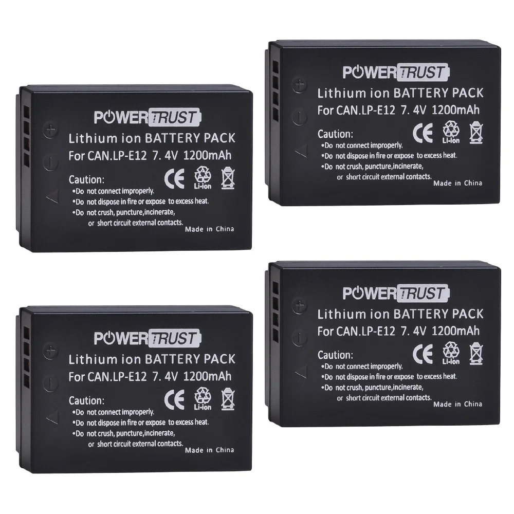 LP-E12 Camera Battery Compatible with Canon EOS M M200 M100 M50