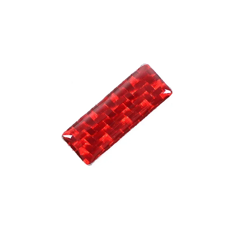 

For Audi A8 2004-2012 Car Flameout Switch Decorative Sticker Soft Carbon Fiber Car Interior Accessories 1Pcs