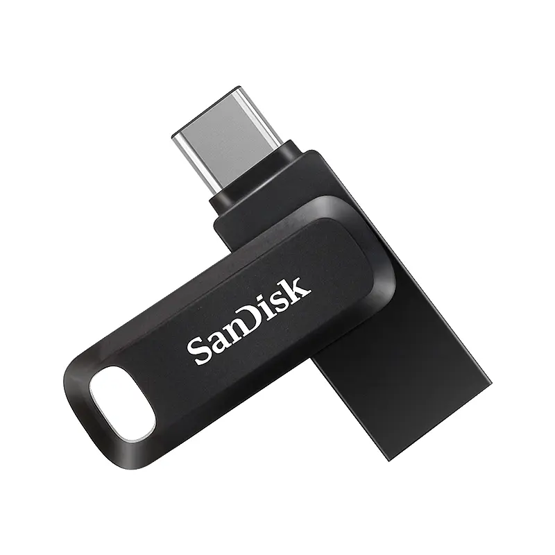 سان ديسك DDC3 ألترا Dual Drive Go OTG USB 3.1 Type-C فلاش درايف 64 جيجابايت 128 جيجابايت 256 جيجابايت 512 جيجابايت قلم درايف بسرعة تصل إلى 150 ميجابايت/ثانية لأجهزة التابلت