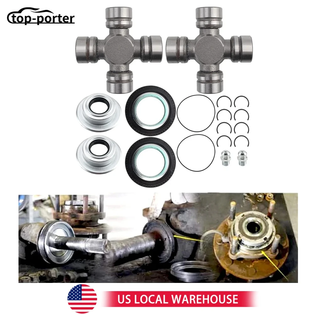 

2023068 2017426 2014835 54983 53217 Для 2005-2014 Ford F250 F350 Spl55-3x Комплект уплотнений передней оси и мазируемого U-образного соединения