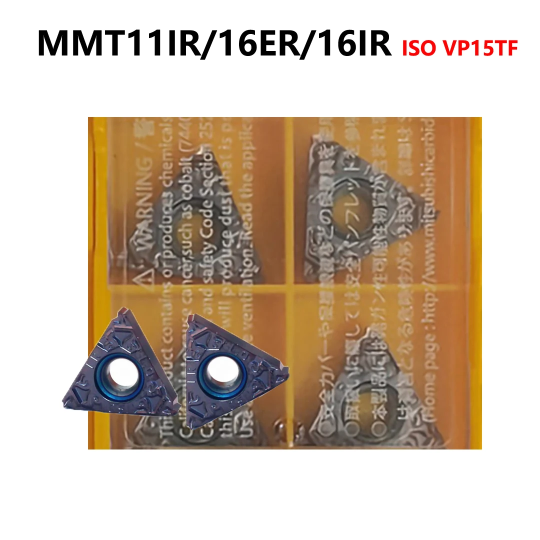 

Оригинальный 16ER MMT11IR MMT16ER MMT16IR 100 125 150 200 250 300 ISO 100ISO 125ISO S VP15TF Резьбовые твердосплавные вставки Держатель инструментов