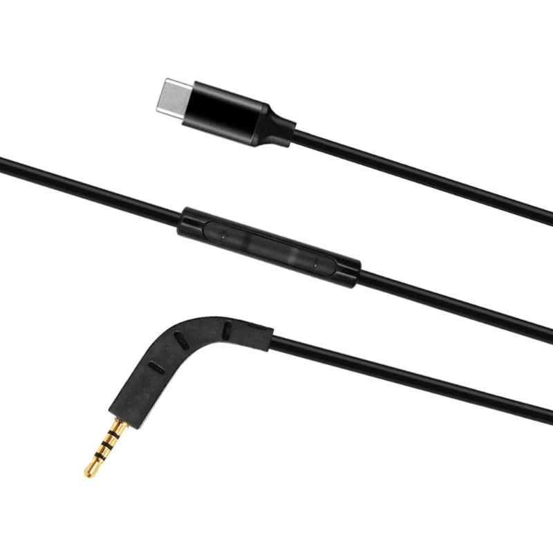 كابل موثوق به لسماعة الرأس P7 سلك HiFi سلك صوت واضح 120 سم/47.24 بوصة شريحة DAC استبدل الأسلاك المفقودة أو التالفة