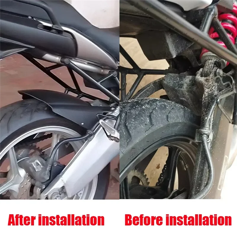 

Motorcycle Rear Tire Wheel Fender Mudguard Accessories For Kawasaki Versys 650 KLE650 2008-2024 Splash Guard