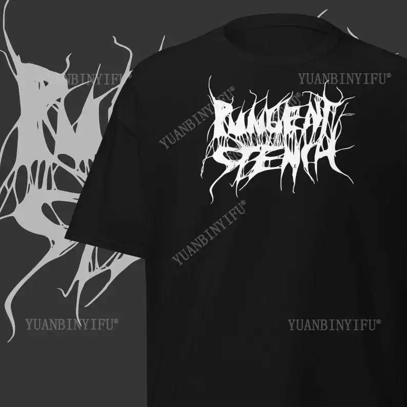

Футболка с трафаретом в стиле Old School Death Metal Merch, винтажная одежда с металлической лентой, футболка Goregrind, мужская одежда, футболки с графикой