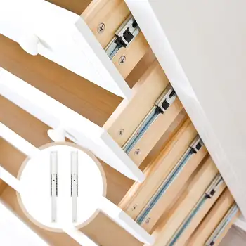 2 ks 16 mm široké mini zásuvkové výsuvy, obousměrné kolejnice, odolné, silné, skříňové, nábytek, prodloužené kolejnice, hardware 10 nejlepší prodej miniaturní výsuvy do zásuvek - №9