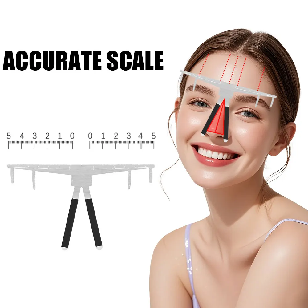 Microblading Eyebrow Tattoo Stencil Ruler Tools Balance Shaper Template Definition Permanent Makeup 3D Pen Kit