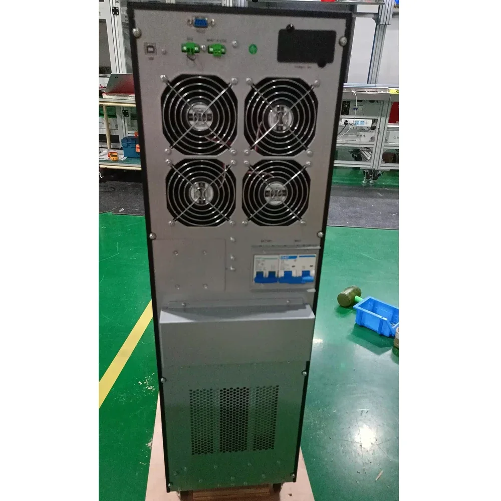 Alimentatore UPS online monofase da 10 kVA Stabilizzatore di tensione 220 V Boos ter con schermo LCD per computer e elettrodomestici