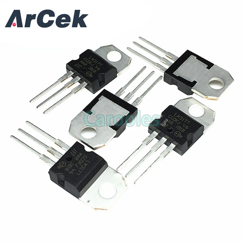 10PCS LM317 LM317T Voltage Regulator 1.2V to 37V 1.5A TO-220