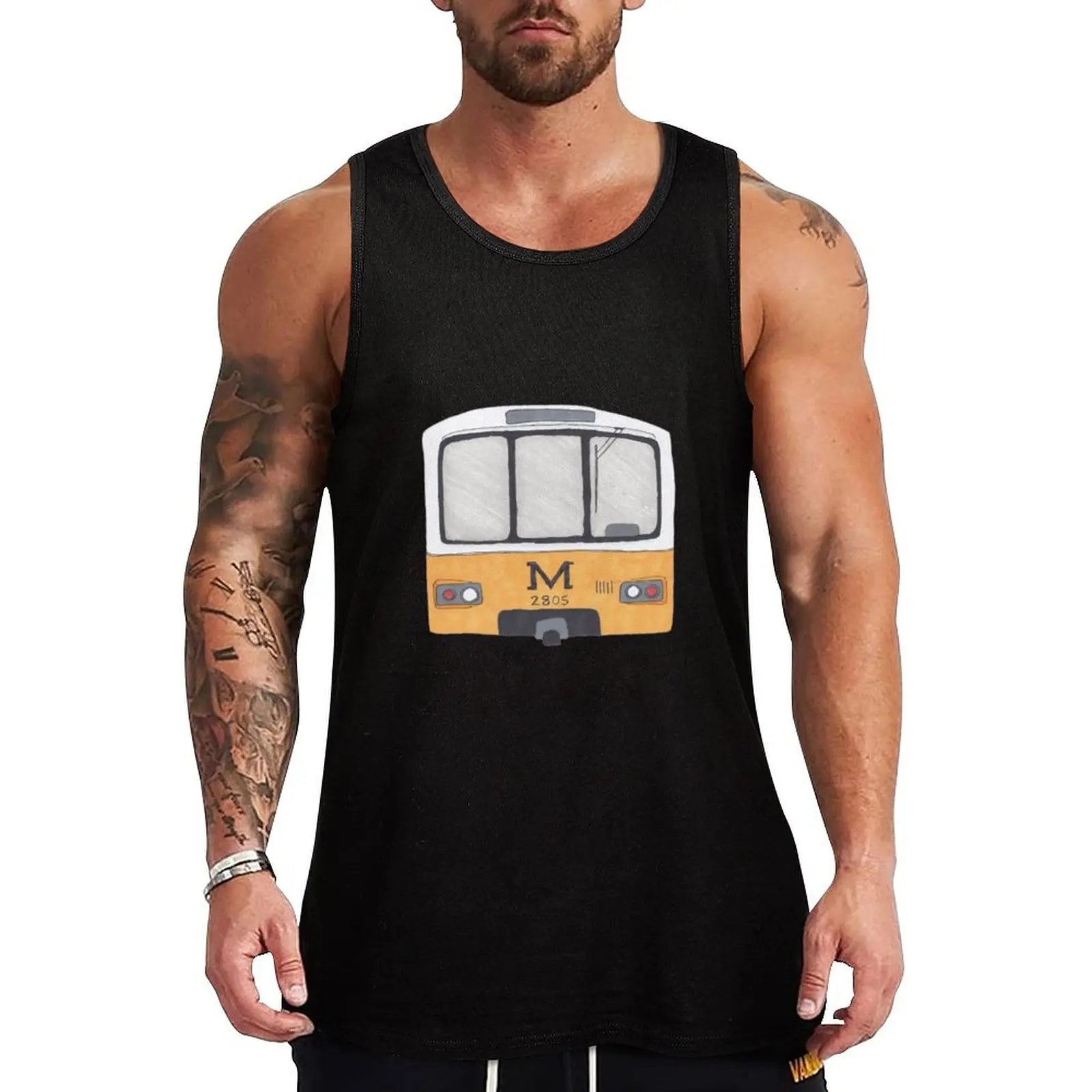 

the metro Tank Top Sportswear for men Men's t shirt vests for men