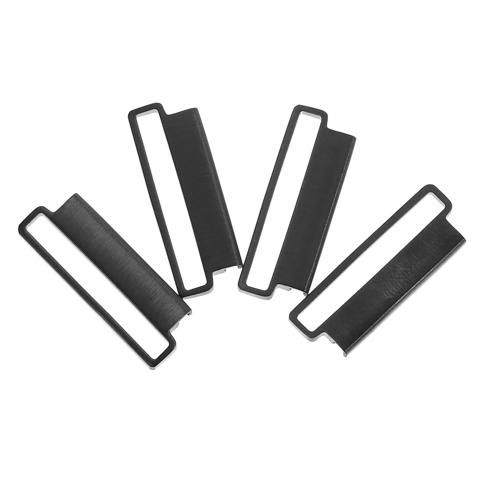 Adaptador de correa de reloj de acero inoxidable, conector de repuesto para correa de reloj inteligente, conexión de correa de reloj de ajuste seguro y duradero, 4 Uds.