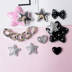 2/5pcs cute star cartoon resin flatback diy kawaii resin accessories crafts materials scrapbooking embellishment