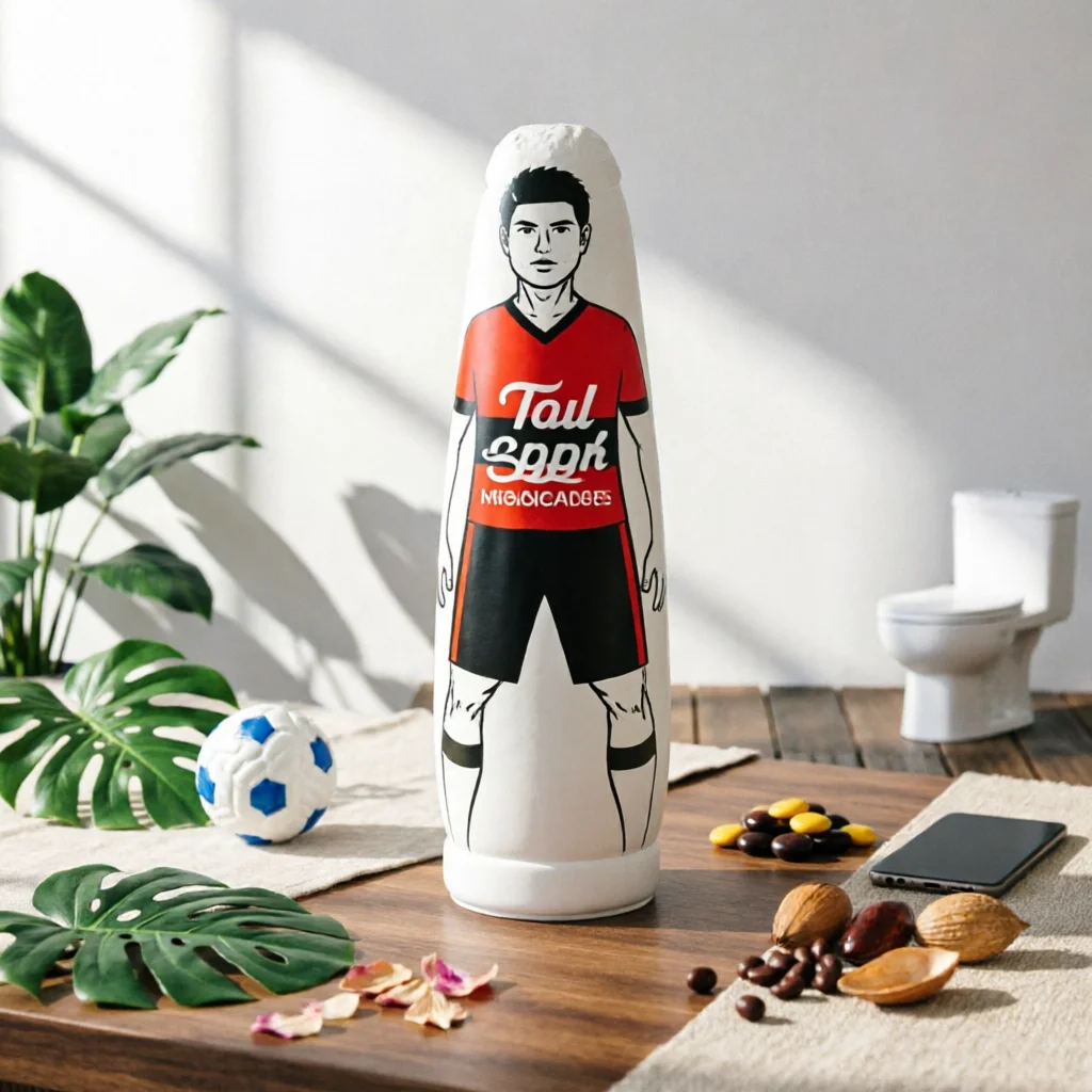 

Inflatable Soccer Figure Lightweight Inflatable Defender Penalty Kick Figure Reusable Mannequin Foldable for Coaches, Backyard