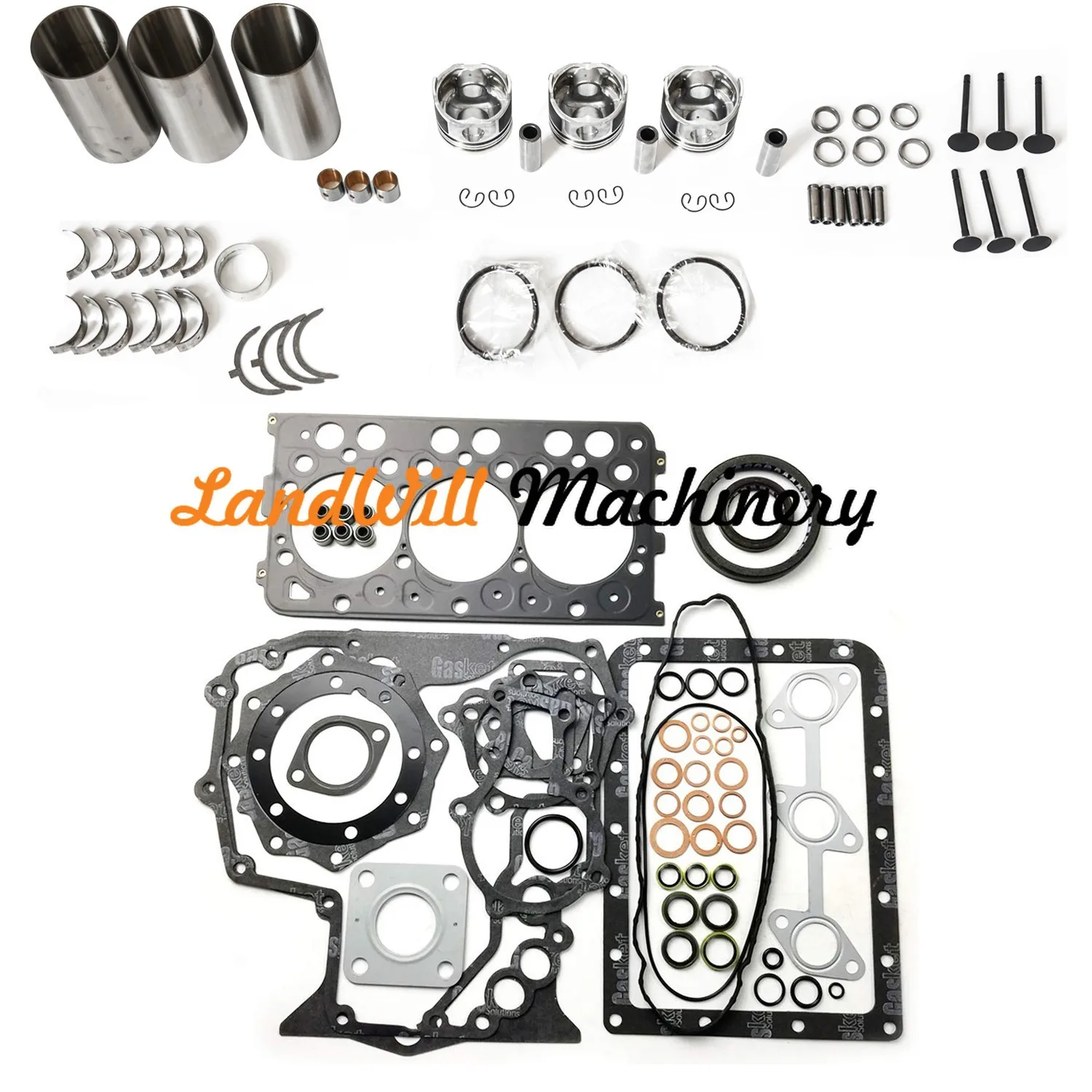 D782 Engine Overhaul Rebuild Kit Fits Kubota Zero Turn Mower ZD21 ZD21F ZD221