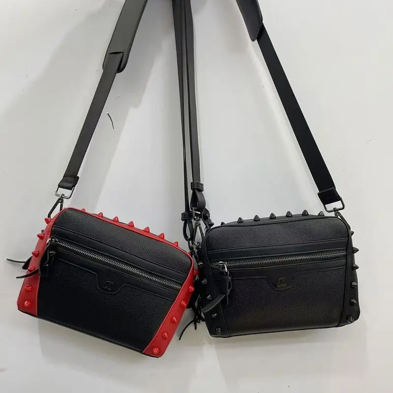 2025 Y3 PPCLEE حقيبة ساعي PU للرجال والنساء، حقيبة كروس ببرشام للتنقل في الهواء الطلق والملابس اليومية غير الرسمية #2