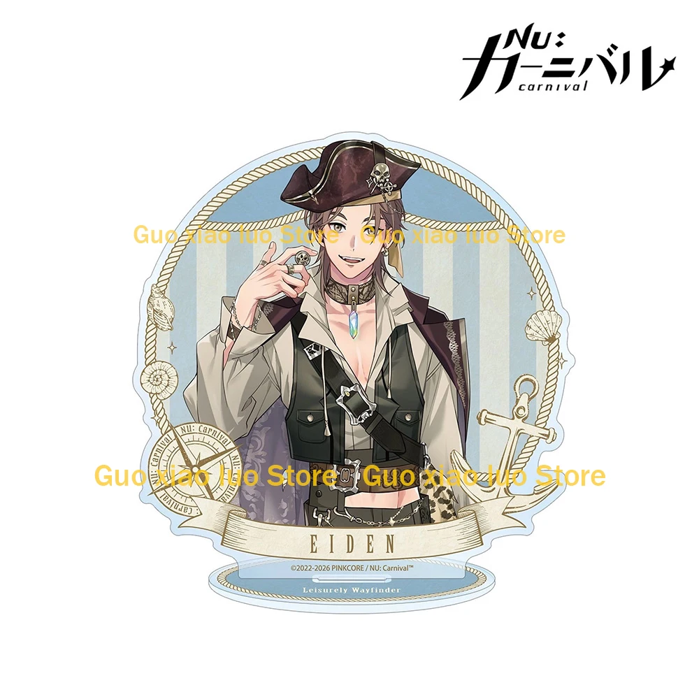 NU: Carnival Veiled Voyage Ver Quincy Eiden Garu Dante SSR Limited Pirate Big Acrylic stand desk ornament Anime Figure keychain