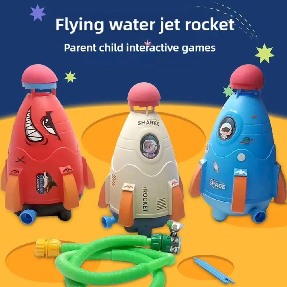 

Rocket Launcher Toys Rocket Water Sprinklers Water Pressure Lift Sprinkler Toy Outdoor Play Garden Lawn Water Spray Kids Toys