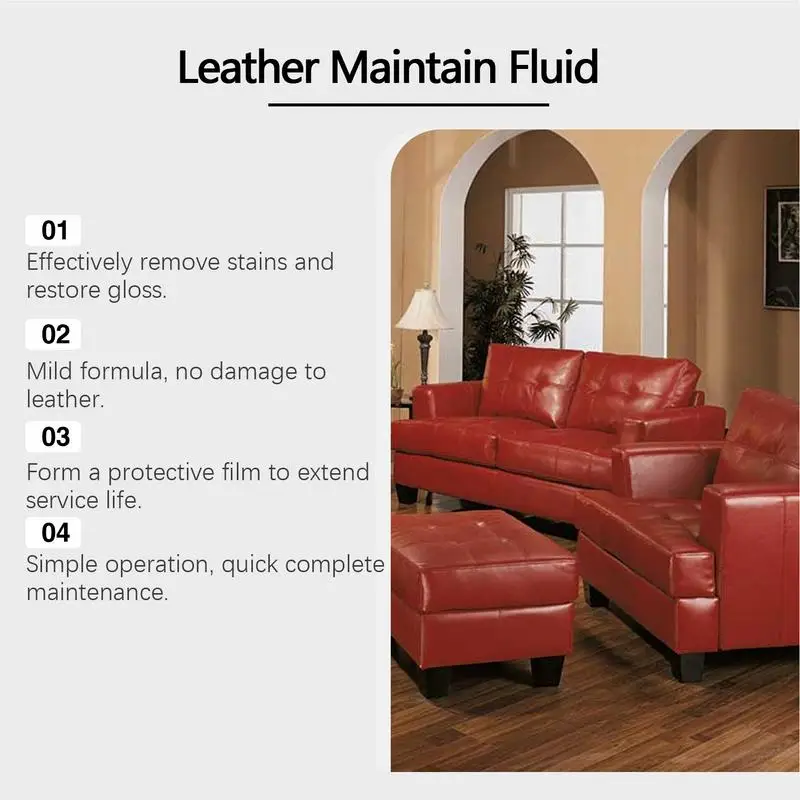 Car interior leather cleaning liquid leather cleaner sofa leather cleaner efficient renovation care leather cleaning