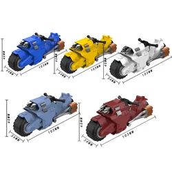 Hot Selling Robot Motorcycle 3D Model DIY Building Block Toy Classic Movie Model Children's Toy Gift Boys Girls