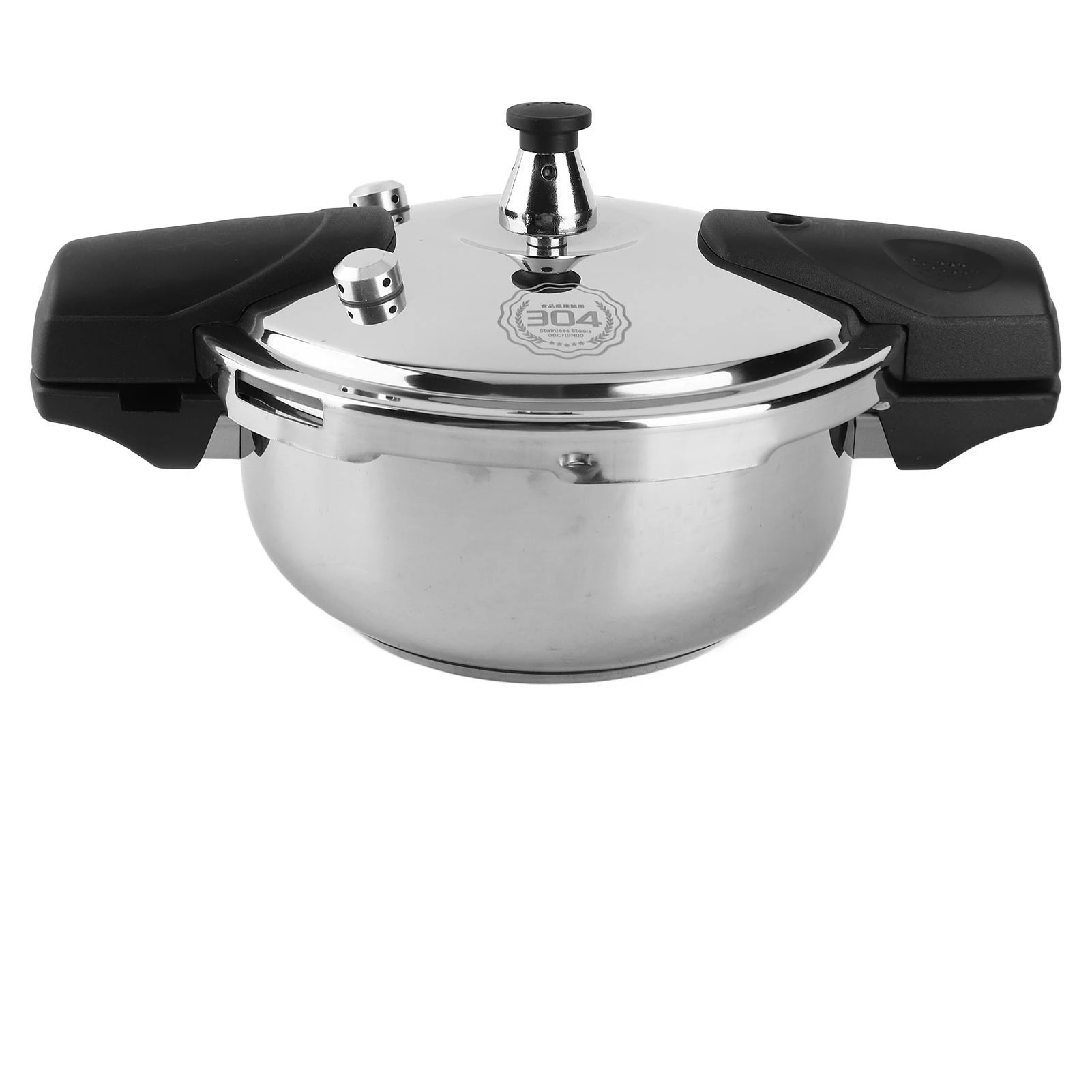 Mini Pressure Cooker Safe Explosion Proof 1.8L 1.8 Liter Pressure Cooker Oyster Fish Head Pot for Gas Stove Induction Cooker