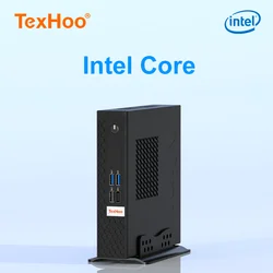 TexHoo MiniPC Intel  Core i7 i5 i3 Dual Band WiFi5 BT4.2 8GB 512GB Desktop Gaming Computer Mini Pc 2-Core 4-Thread