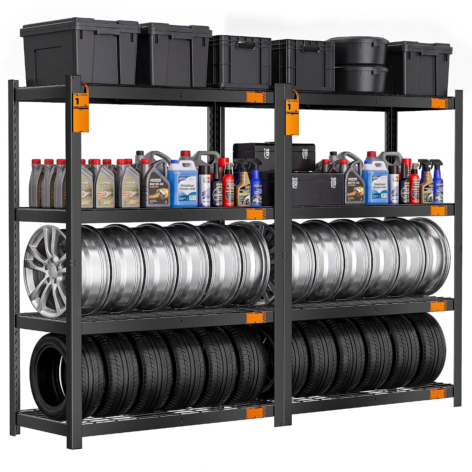 3200LBS 4 Tier Wire Storage Shelf 40