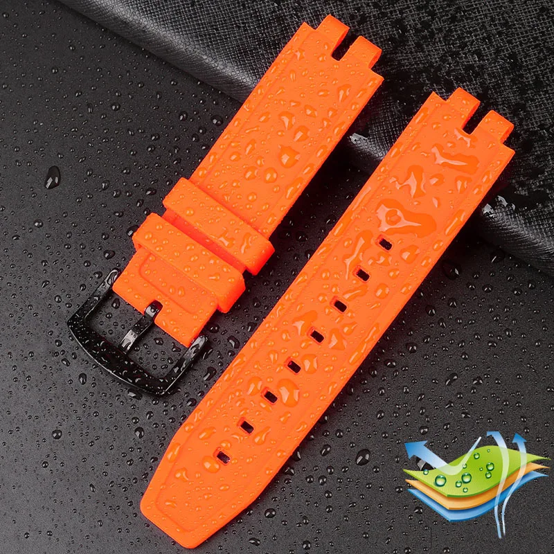 Men's watch strap is suitable for Casio PROTREK PRW-3000 3100 6000 6100Y series waterproof silicone watch strap accessories