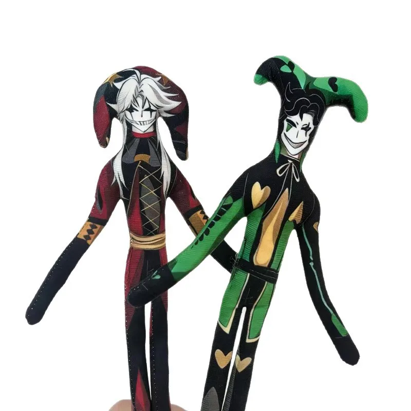 Anime The Freak Circus Pierrot Cosplay Doll Clown Slender Twistable Shape Plush Cotton Doll Abstract Room Decoration